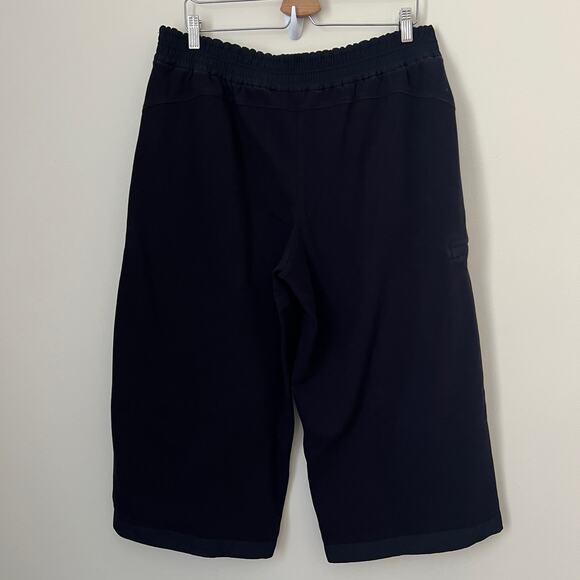 Athleta Womens Drawstring High Waisted Wide Leg Sport Pants Fleece Lined Size XL - Picture 4 of 12